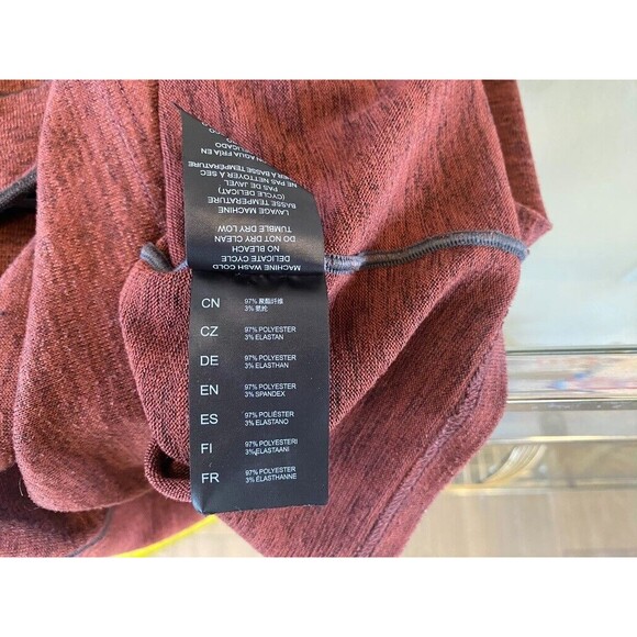 Kuhl Ryzr Fleece 1/4 Zip Pullover Sweater Men's Size Small Brown Rust Jacket - Picture 9 of 9